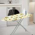 thumbnail image 2 of Renewold Cute Bee Sunflower Ironing Board Cover with Elastic & Adjustable Fastener, Polyester Spandex Fabric Iron Board Cover Standard Size Home Decor, 2 of 5
