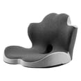thumbnail image 2 of Zentra Ergonomic Breathable Portable Office Chair Cushion Non-Slip Multi-Purpose Memory Dark Gray Light Gray, 2 of 10