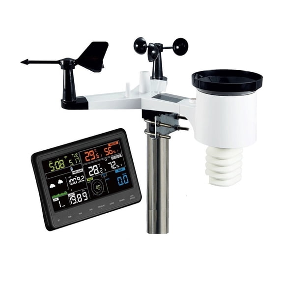 Wireless Weather Station Connect To , Upload Data To Web Wunderground, Ws-wh2900-1 ,Easy to Install