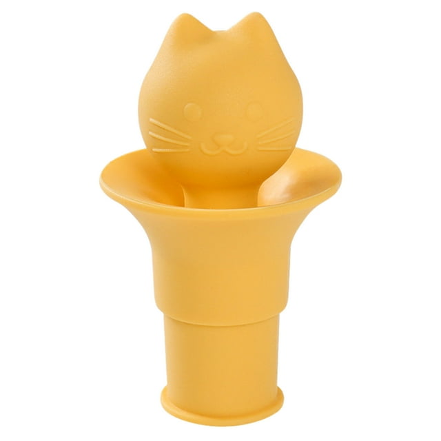 Bouchon Verseur en Silicone Drôle Bouchons de Bouteille de Chat pour Fraîcheur Réutilisable Scellant de Bouteille de Boisson Gadgets de Cuisine Port pour Bouteille de Cuisson Bouchons Rétractables Ensemble Évident avec Bouchon C Bouchon de Bouteille