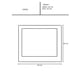 thumbnail image 4 of Espejo Rectangular Burano 60x50 Cm con Marco Minimalista, 4 of 5