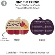 Big Dot of Happiness Friends Thanksgiving Feast - 4 Friendsgiving Party Games - 10 Cards Each - Gamerific Bundle