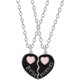 thumbnail image 1 of BFF Necklace for 2 Matching Heart Best Friend Forever Pendant Necklace 2 Pcs Half Heart BFF Necklace for Women BFF Friendship Jewelry Gift, 1 of 5