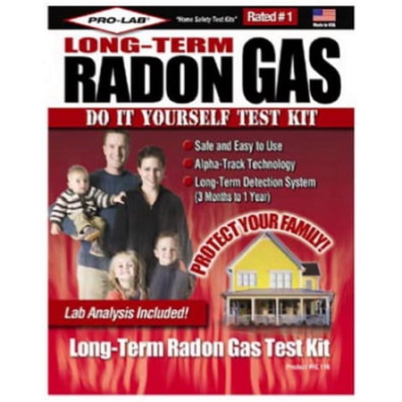 UPC 683431991163 product image for Pro-Lab RL116 Radon Gas Test Kit | upcitemdb.com