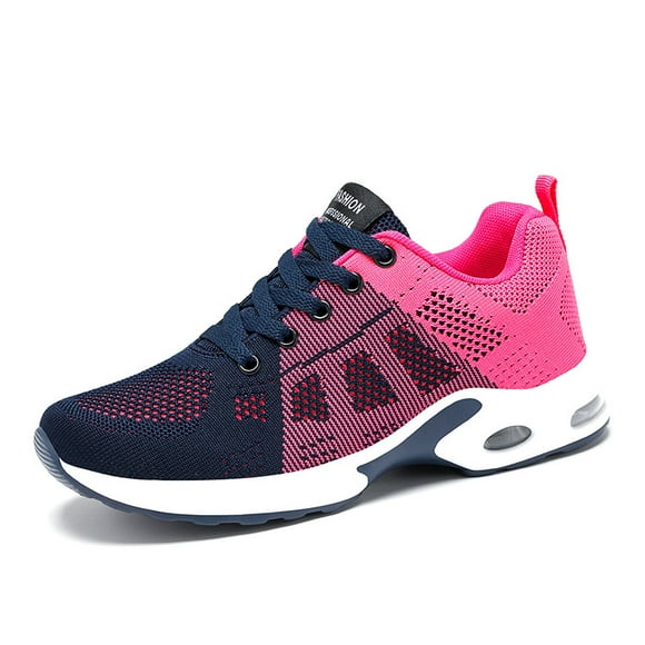 Women's Athletic Air Cushion Jogging Sneakers Breathable Sports Running Shoes