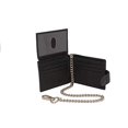 thumbnail image 4 of Bi-fold Chain Wallet for Men 18'inch Biker Chain RFID Safe Leather  Snap Tap Closer, 4 of 6