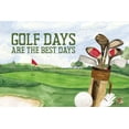 thumbnail image 2 of Reed, Tara 14x11 Gold Ornate Wood Framed with Double Matting Museum Art Print Titled - Golf Days landscape IV-Best Days, 2 of 4