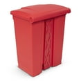 thumbnail image 6 of Toter 18 Gallon/68.1 Liter Step on Container Fire Retardant, Red, 6 of 8