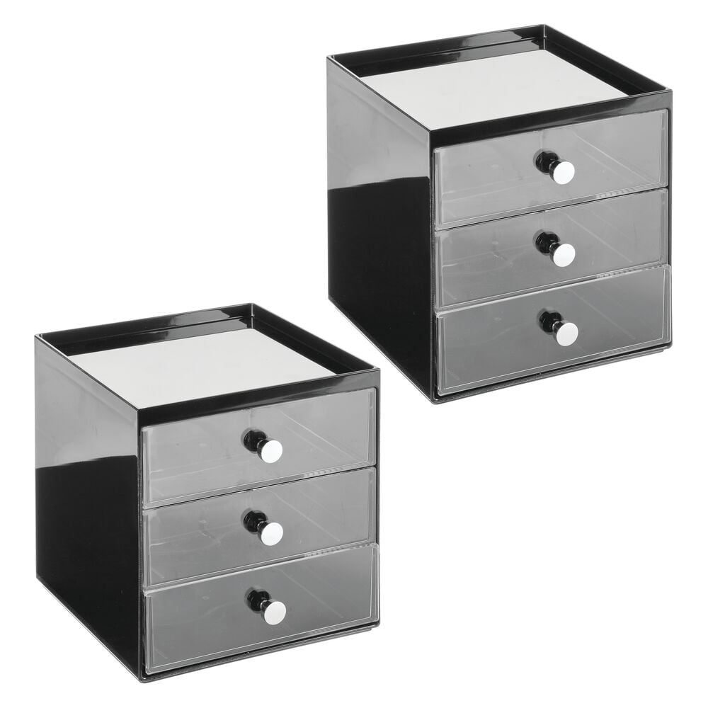 mDesign Plastic Home Office Desk Organizer Storage Station Holds Gel