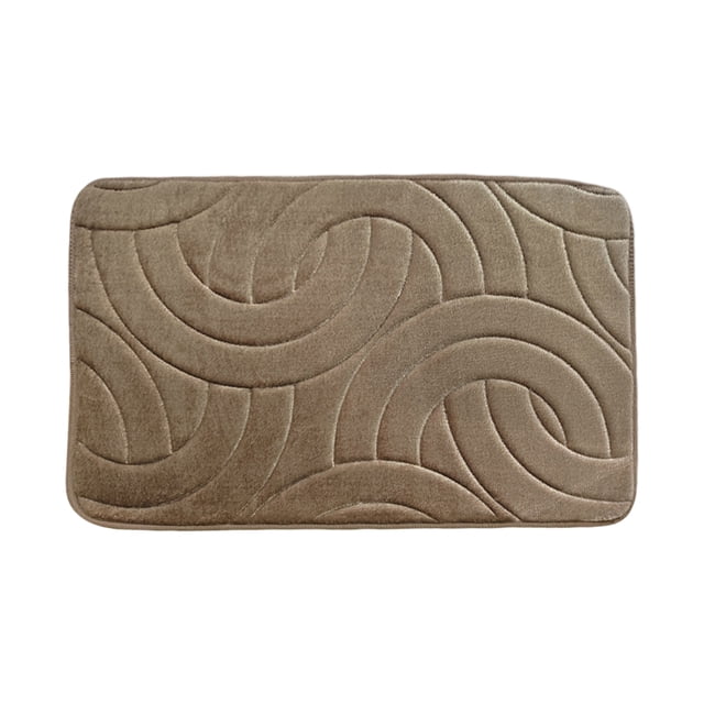 Alfombra de baño de espuma viscoelástica gruesa de 40 x 60 cm, ultra suave, antideslizante, absorbente de agua, lavable a máquina, de secado rápido, para suelo, ducha y bañera