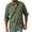 Army Green, variant on Men'S Tops, Casual Button Down Shirts, Long Sleeve Wrinkle-Free Textured Untucked Tops With Chest Pocket For Everyday Commute Wear T Shirts Mens Tshirts Cotton Workout (M, Army Green) ZManTrek