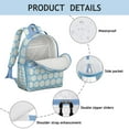 thumbnail image 3 of Baseball Toddler Backpack Spacious Adjustable Shoulder Straps Chest Buckle Durable Backpack For Student, 3 of 6