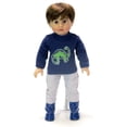 thumbnail image 3 of Dinosaur Raincoat Set For 18 Inch Dolls | American Fashion World, 3 of 3