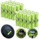 thumbnail image 1 of Pilas recargables Lightalent Ni-MH AA 1,2 V 600 mAh, paquete de 24, 1 of 7