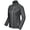GRAY, variant on Women's Insulated Hiking Jacket, Thermal Running Hybrid Jacket, Lightweight Breathable and Warm, Black Size L