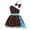 Black, variant on mgoYE Infant Baby Toddler Girl Halloween Party Dress Up Age Outfit with Headband(Hot Pink,3-4 Years)