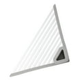 thumbnail image 3 of yuksok Roll up Triangle Plat Séchoir Léger Robuste Résistant à la Rouille Portable 60x43x43cmLight Gris, 3 of 9