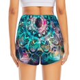 thumbnail image 4 of Haiem Watercolor Mandala Women's 2 in 1 Running Shorts - Lightweight Athletic Workout Gym Yoga Breathable Sports Shorts Liner with Phone Pockets-Medium, 4 of 9