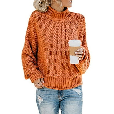 Women's Long Sleeve Heart Pattern Patchwork Sweater - Walmart.com