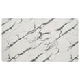 thumbnail image 6 of Stevie Rectangular Faux Marble Top Dining Table White and Black, 6 of 11