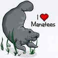 thumbnail image 2 of CafePress - I Love Manatees Infant Bodysuit - Baby Light Bodysuit, Size Newborn - 24 Months, 2 of 4
