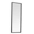 thumbnail image 4 of Metal frame rectangle mirror 14 inch in Black, 4 of 5