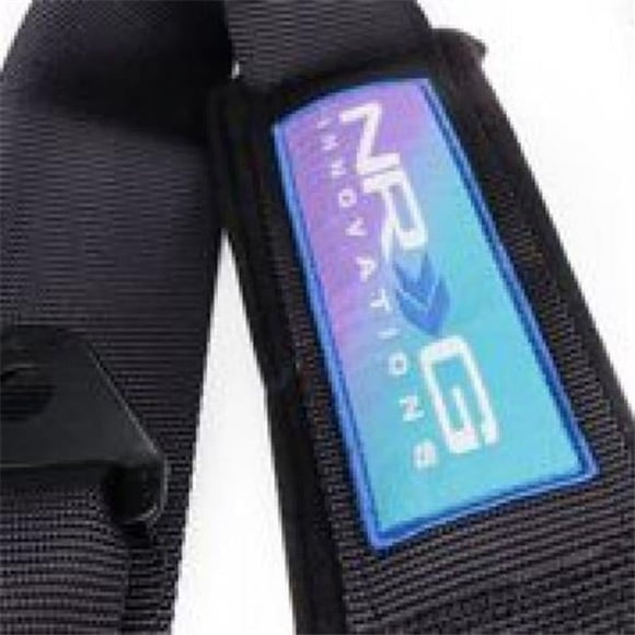 NRG SBH-B6PCBK Harnais de Ceinture de Sécurité 3 Po 5 Pintes et Verrou à Came - Noir