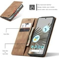 thumbnail image 4 of KONEE Phone Case Compatible with Google 7 pro Leather Case PU Leather Flip Phone Case with [Card Slot] [Stand Function], Foldable Phone Case for Google 7 pro Case - Brown, 4 of 9