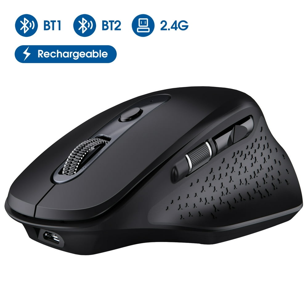 VicTsing MultiDevice Bluetooth Wireless Mouse, Comfortable Ergonomic