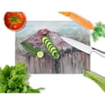 thumbnail image 2 of Caroline's Treasures Red Bird Feeding Glass Cutting Board Large, 2 of 2