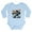 Sky Blue, variant on CafePress - Kawaii Style Illustration - Long Sleeve Cotton Baby Bodysuit