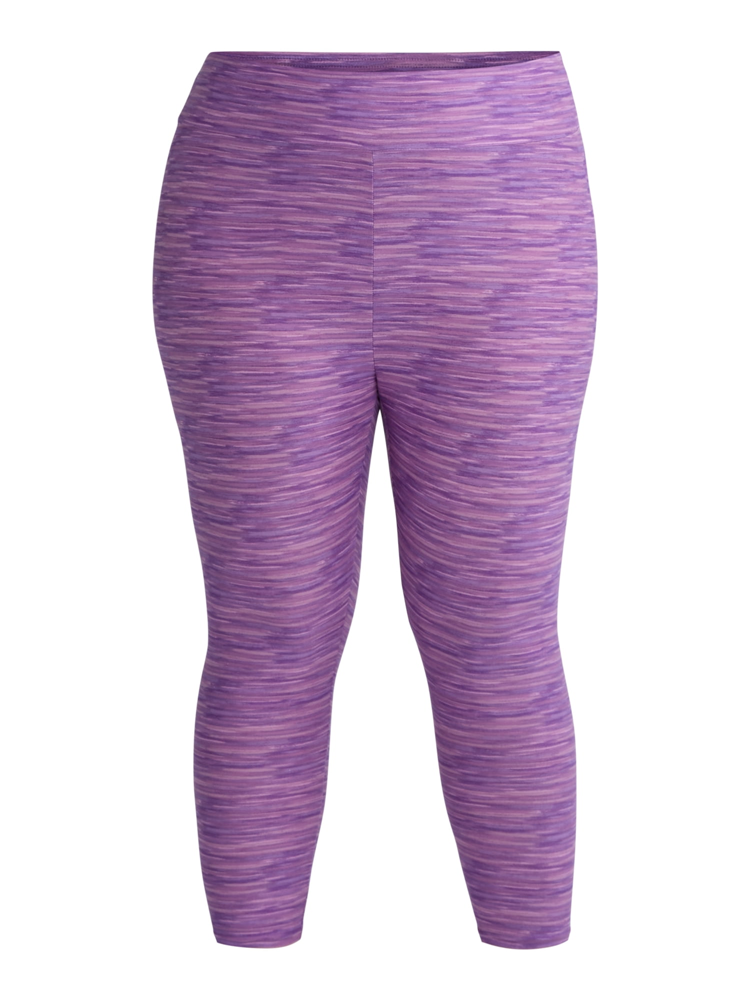 Terra & Sky's Women's Plus Capri Leggings, 2-Pack