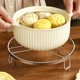 thumbnail image 5 of Stainless Steel Pot Rack 304 Thick Insulation And Scalding Proof Pot Mat For Household Kitchen Pot Rack Storage Rack Steaming Rack Bracket, 5 of 6