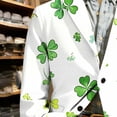 thumbnail image 5 of Men's Blazer Long Sleeve St Patricks Day Printed Button Lapel Collar Casual Lightweight Festival Jackets (M, White), 5 of 5