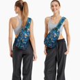thumbnail image 6 of Crossbody Sling Backpack for Women Men Cute Ocean Life Turtle Shoulder Sling Crossbody Casual Chest Bag for Travel Sports Running Hiking, 6 of 6