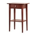 thumbnail image 2 of Home Furniture Modern Dalton 1-Drawer Cherry Nightstand (28"H X 14"W X 18"D), 2 of 6