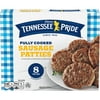 ODOM'S TENNESSEE PRIDE Frozen Sausage Patties, Fully-Cooked, Microwavable Breakfast, 8 Count