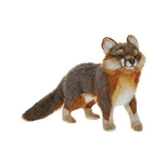 Hansa Gray Fox Plush Toy