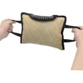 thumbnail image 5 of Almohada de lino resistente para mordeduras de perro, 3 asas, juguete de entrenamiento seguro para tirar, 5 of 5