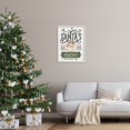thumbnail image 2 of Santa's Workshop Toys Vintage Signage Holiday Graphic Art White Framed Art Print Wall Art, 2 of 8