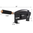 thumbnail image 3 of S-HOME 14-Inch Heavy Duty Stem Cutter with Safety Lock, 65Mn Steel Blade, Ergonomic Grip for Flowers & Gardening, 3 of 9
