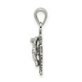 thumbnail image 2 of Sterling Silver Antiqued Mini INRI Crucifix Pendant QC8138, 2 of 4