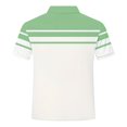 thumbnail image 5 of Men's Short Sleeve T Shirt, Button Down Lapel Collar Casual T Shirt, Soft Breathable Slim Fit Summer Top for Vacation, Travel, Work and Daily Wear Green M, 5 of 5