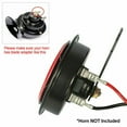 thumbnail image 3 of 12V Horn Relay Wiring Harness Kit For Grille Mount Electric Blast Horn Universal, 3 of 9