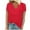 Red, variant on SwiftWear Womens Shirts Short Sleeve V Neck Women Tops Womens Blouses Dressy Blue,S-XXL