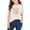 White E, variant on WRKEKC Girls T-Shirts Short Sleeve Round Neck Print Soft Cotton Tops with Preschool Beginnings Pattern for Kids Daily Wear 3-10 Years