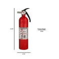 thumbnail image 3 of Kidde 1A:10B:C Recreational Fire Extinguisher with Wall hanger, Red, 3.25" x 3.25" x 13.75", 2 Count, 3 of 5