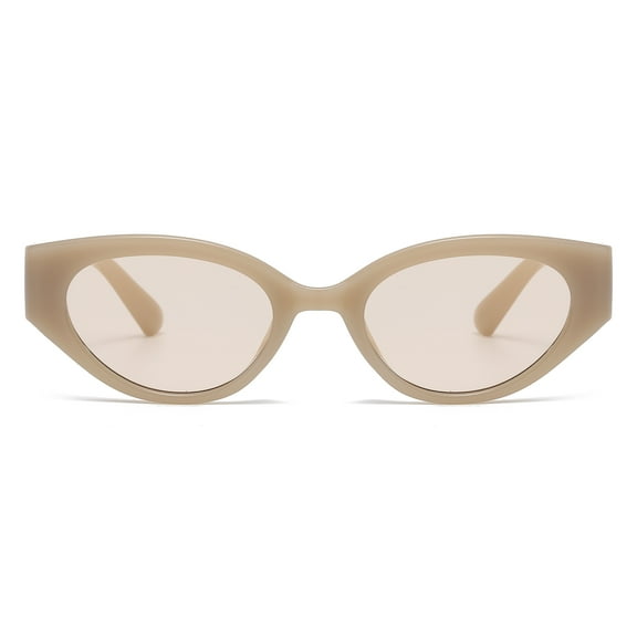 Cyxus Sunglasses for Women Cat Eye Frame UV Protection Retro Fashion Ultralight Frame Ladies Shades（1067 Pink）