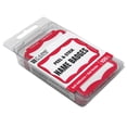 thumbnail image 2 of Insignias sensibles a la presión, borde, rojo, 3 1/2 x 2 1/4, 100 / BX (juego de 10 BX) C-Line 92264-CT, 2 of 2