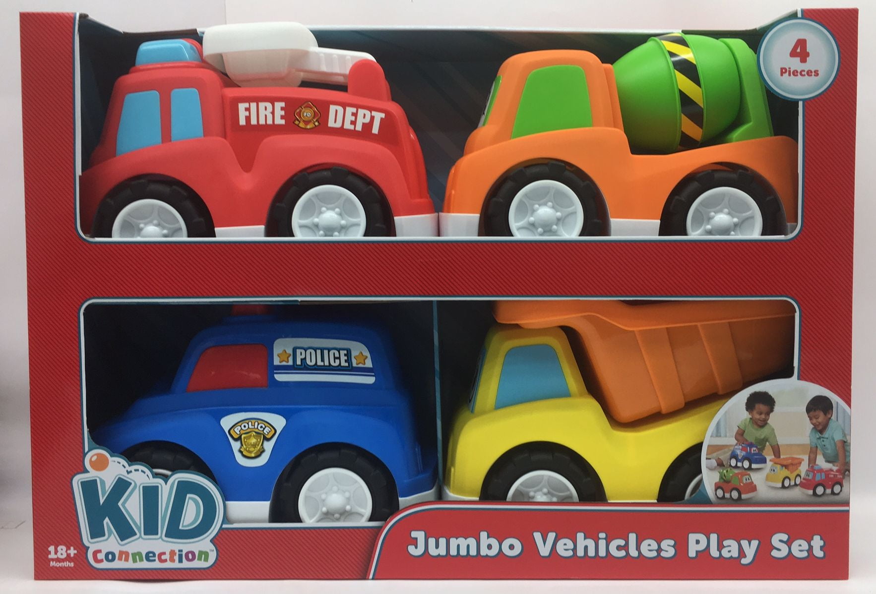 kid connection block vehicle playset